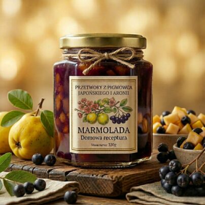 Marmolada z pigwowca japońskiego i aronii 330g